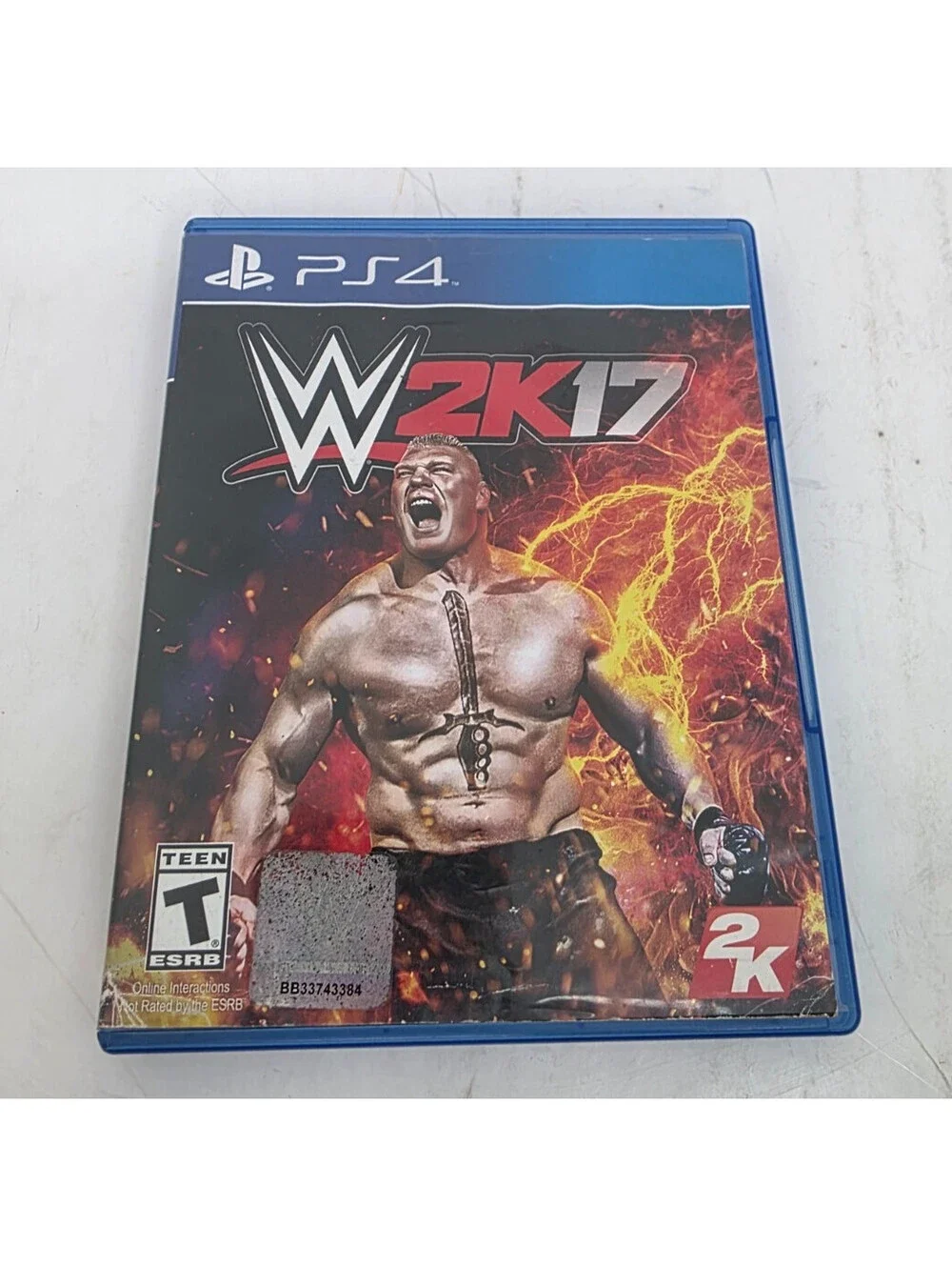 WWE 2K17 Playstation 4 Video Game Tested Works No Scratches With Manual